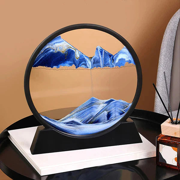 3D MOVING SANDSCAPES FRAME 7 INCH ( RANDOM COLOR )