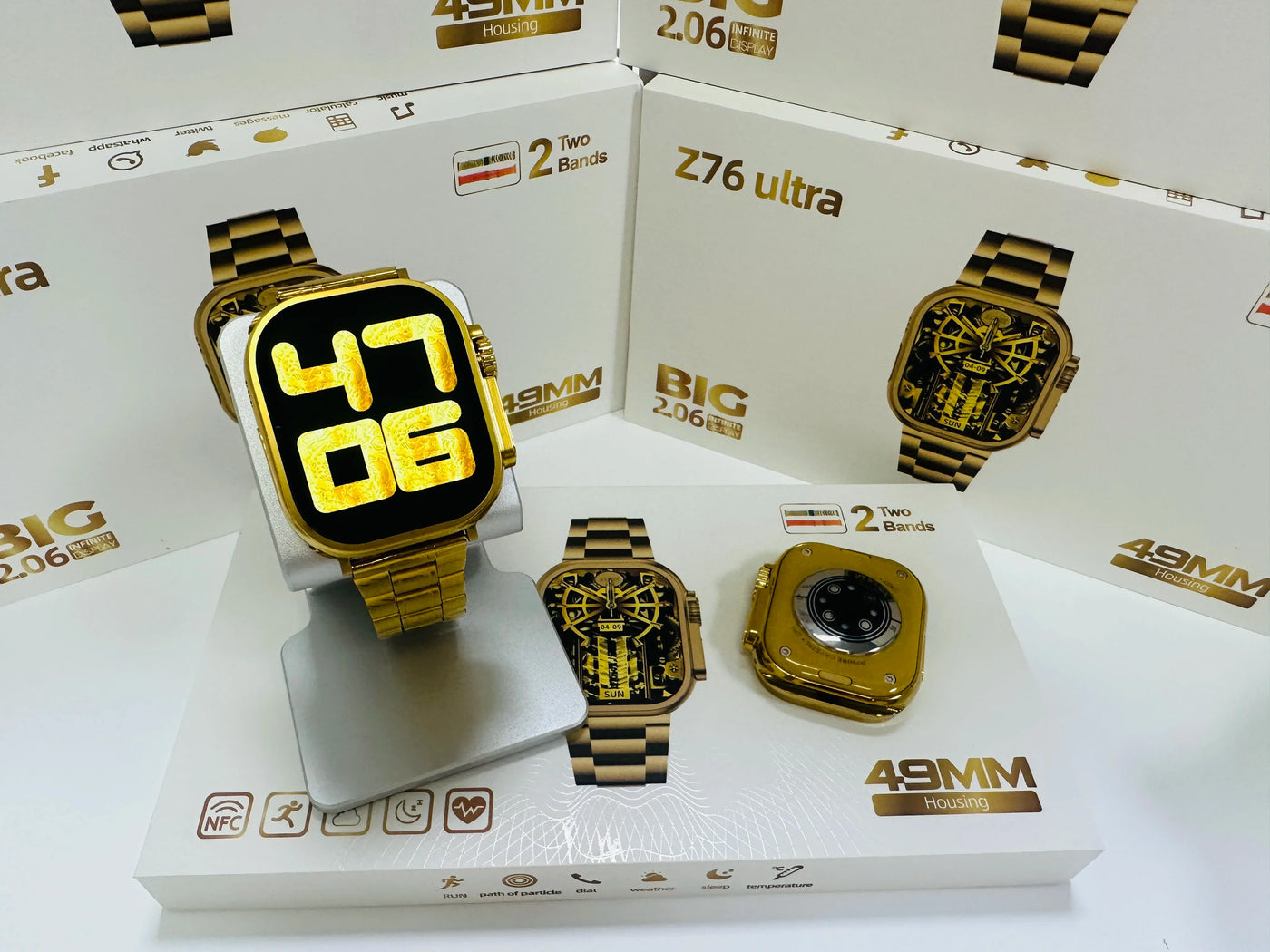 Latest Gold Edition Z76 Ultra (2-Straps)