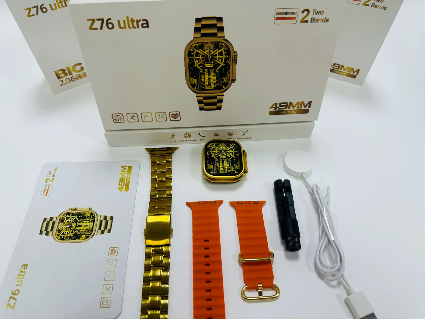 Latest Gold Edition Z76 Ultra (2-Straps)